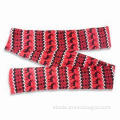 Acrylic Knitted Scarf, Available in Various Patterns and Designs